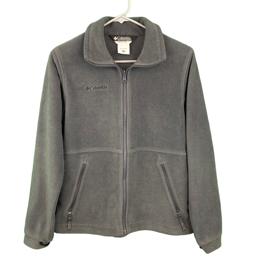 Columbia Unisex Youth Zip Up Fleece Sweater - Picture 1 of 14